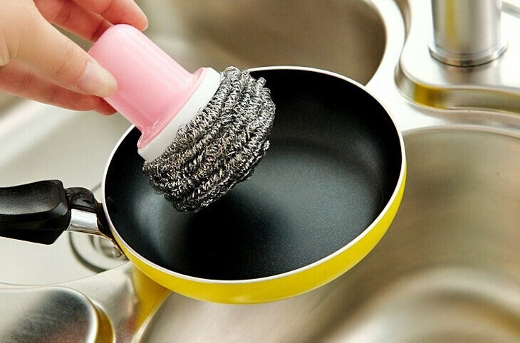 3 Pack Shank Steel Ball Brush Random Color Delivery (Colour: Blending)