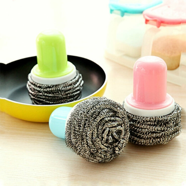 3 Pack Shank Steel Ball Brush Random Color Delivery (Colour: Blending)