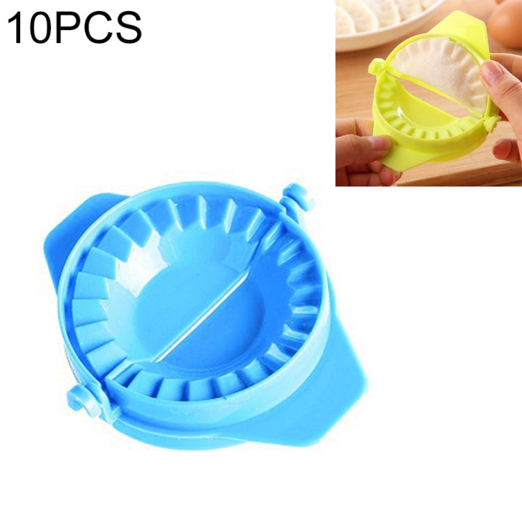 10 PCS Kitchen Crescent-shaped Dumplings Device, Random Color Delivery