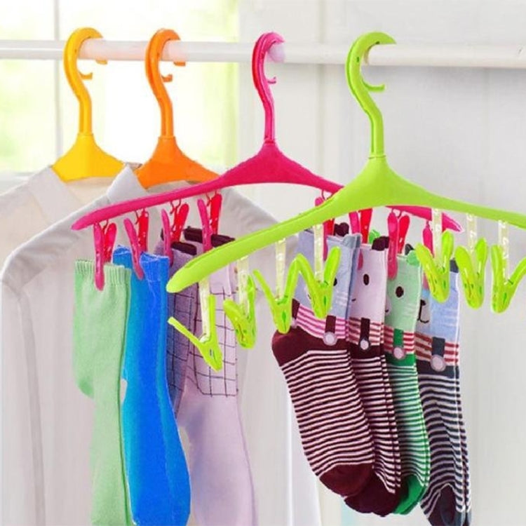 8 Clip Small Clothes Drying Rack Socks