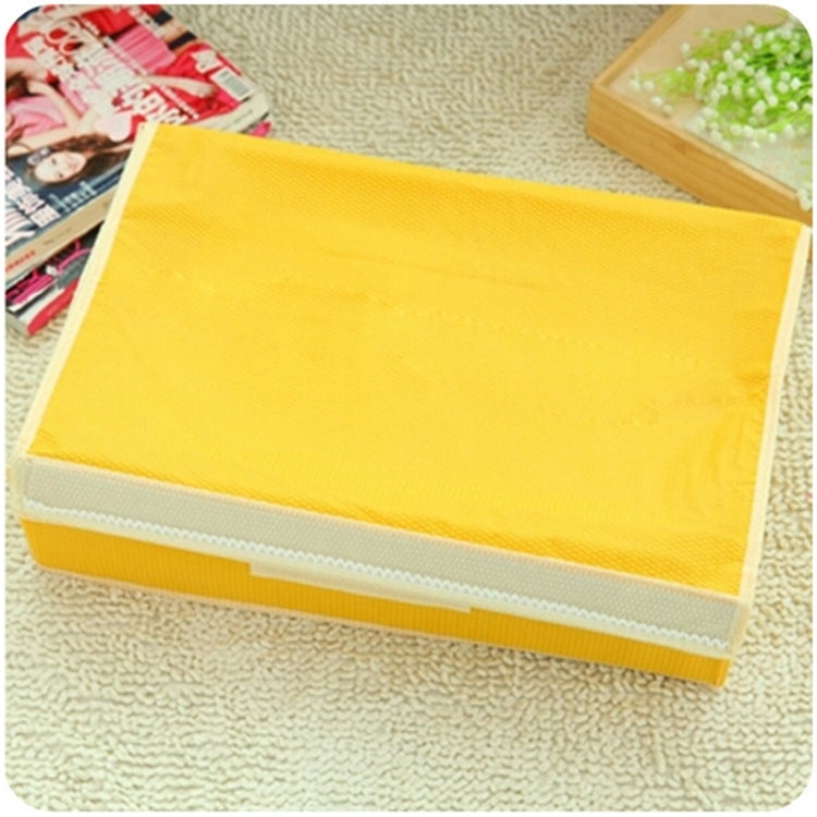 Foldable Underwear Socks Plaid Covered Storage