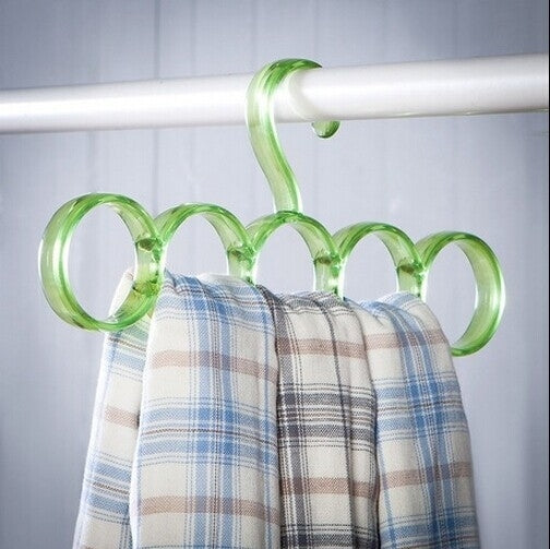 5 Hole Simple Scarves Rack