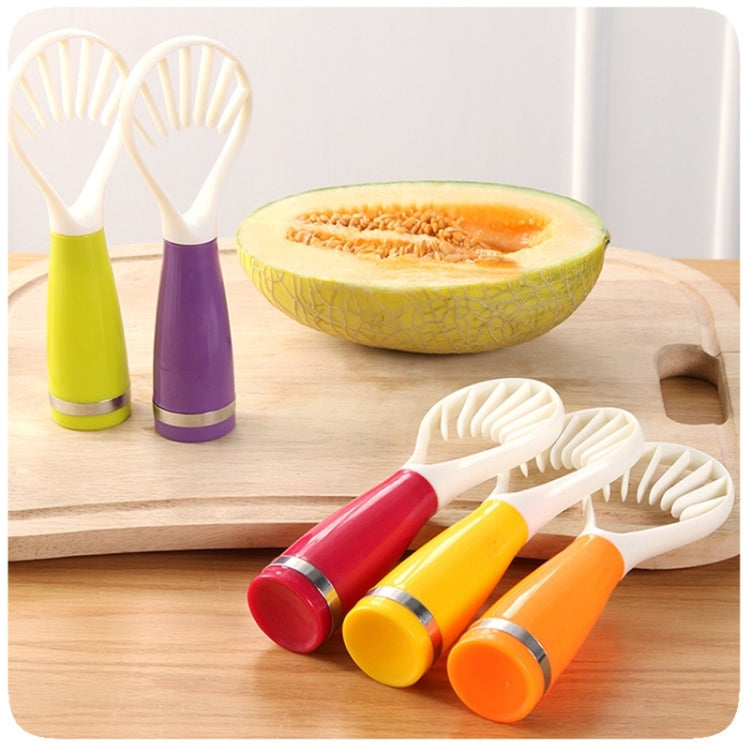 5 Pack Candy-Colored Fruit Flesh Dig Spoon Random Color Delivery (Size: 18.5*6 cm)