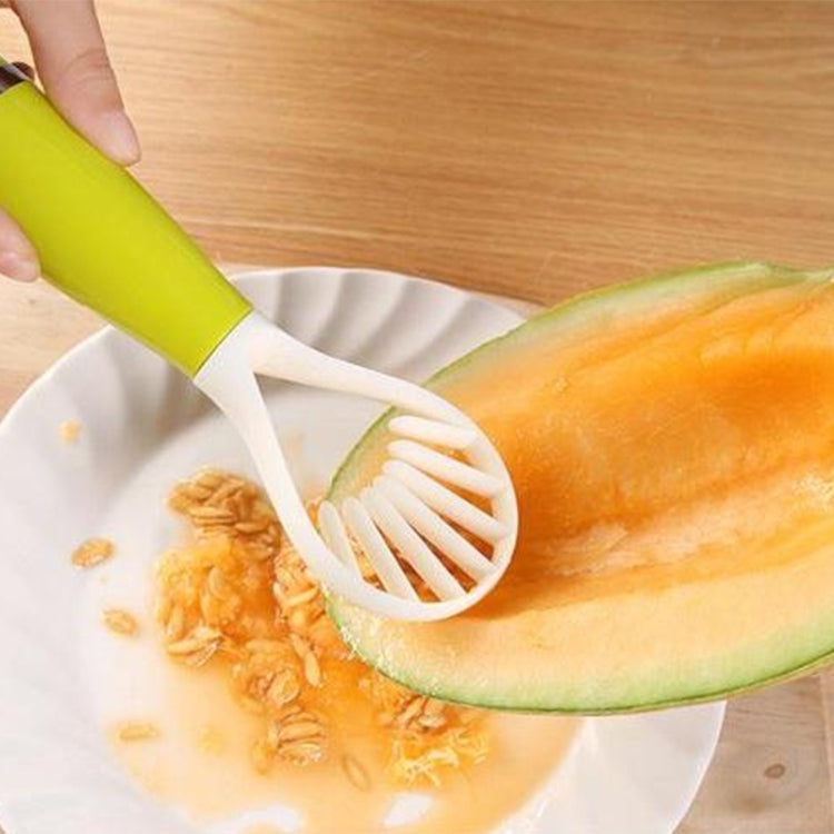 5 Pack Candy-Colored Fruit Flesh Dig Spoon Random Color Delivery (Size: 18.5*6 cm)