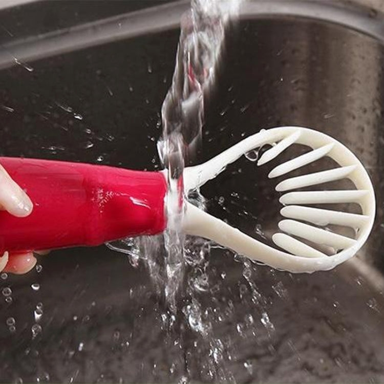 5 Pack Candy-Colored Fruit Flesh Dig Spoon Random Color Delivery (Size: 18.5*6 cm)