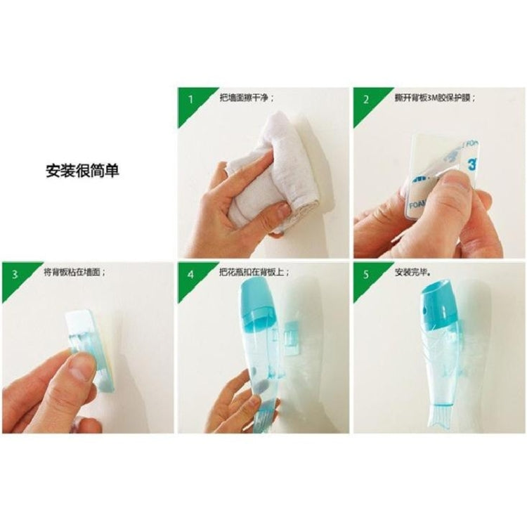 Wall-Mounted Fish-Shaped Vase