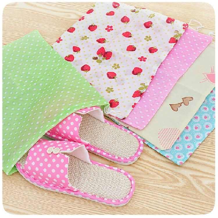 Printing Non-Woven Shoe Pouch Random Color Delivery