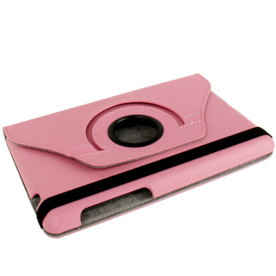 360 Degree Rotation Lichi Texture Leather Case with Holder for Acer Iconia B1-A71