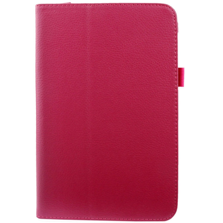 Litchi Texture Horizontal Flip Leather Case with Holder for Acer Iconia W3