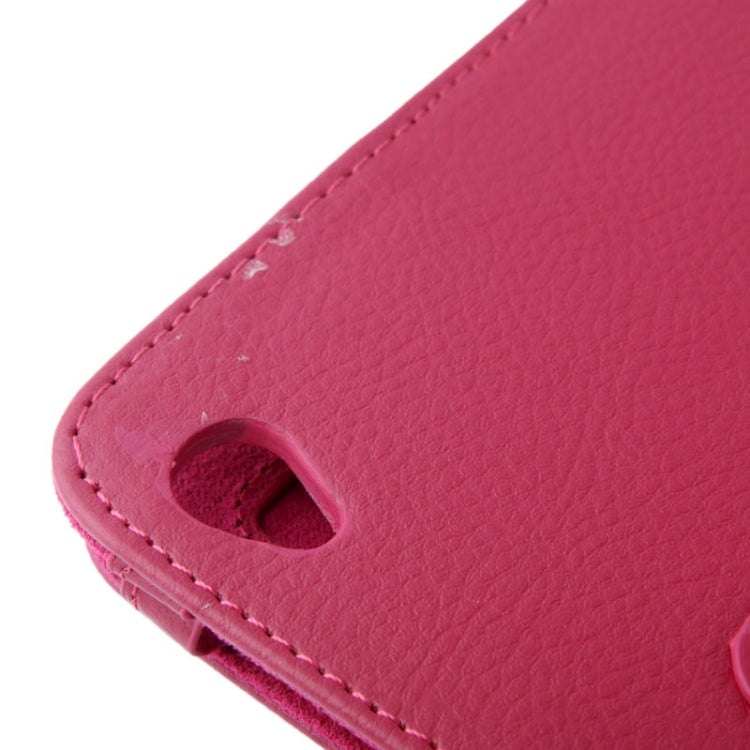 Litchi Texture Horizontal Flip Leather Case with Holder for Acer Iconia W3