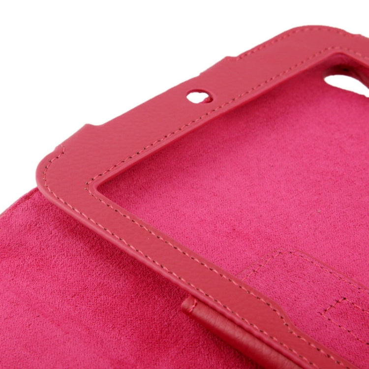 Litchi Texture Horizontal Flip Leather Case with Holder for Acer Iconia W3