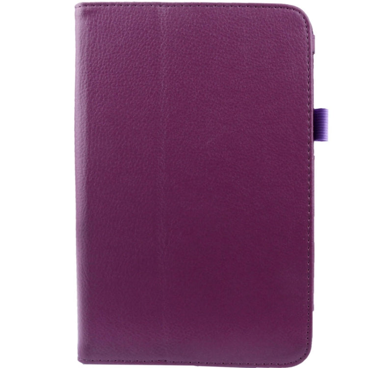 Litchi Texture Horizontal Flip Leather Case with Holder for Acer Iconia W3