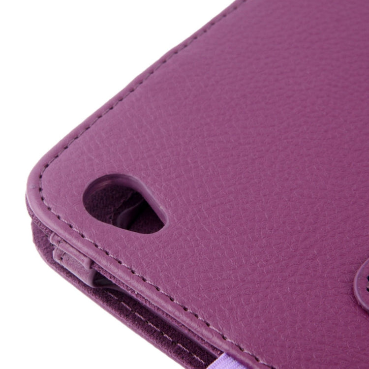 Litchi Texture Horizontal Flip Leather Case with Holder for Acer Iconia W3