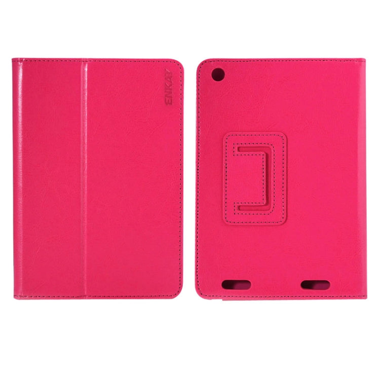 ENKAY Crazy Horse Texture Protective Leather Case with Holder for Acer Iconia A1-830