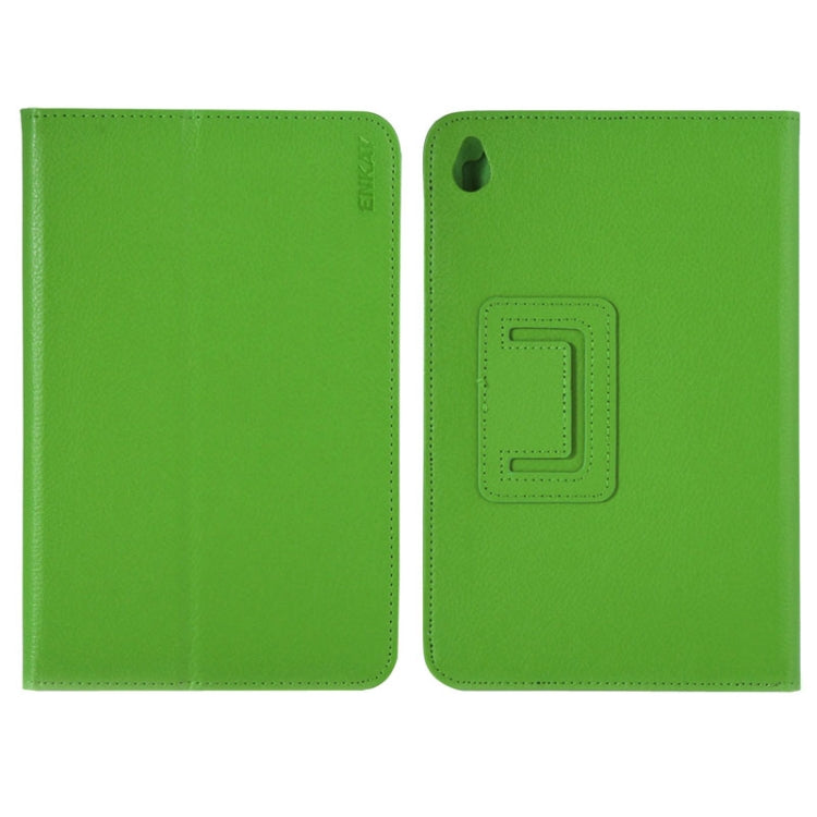 ENKAY Litchi Texture Protective Leather Case with Holder for Acer Iconia W4-820