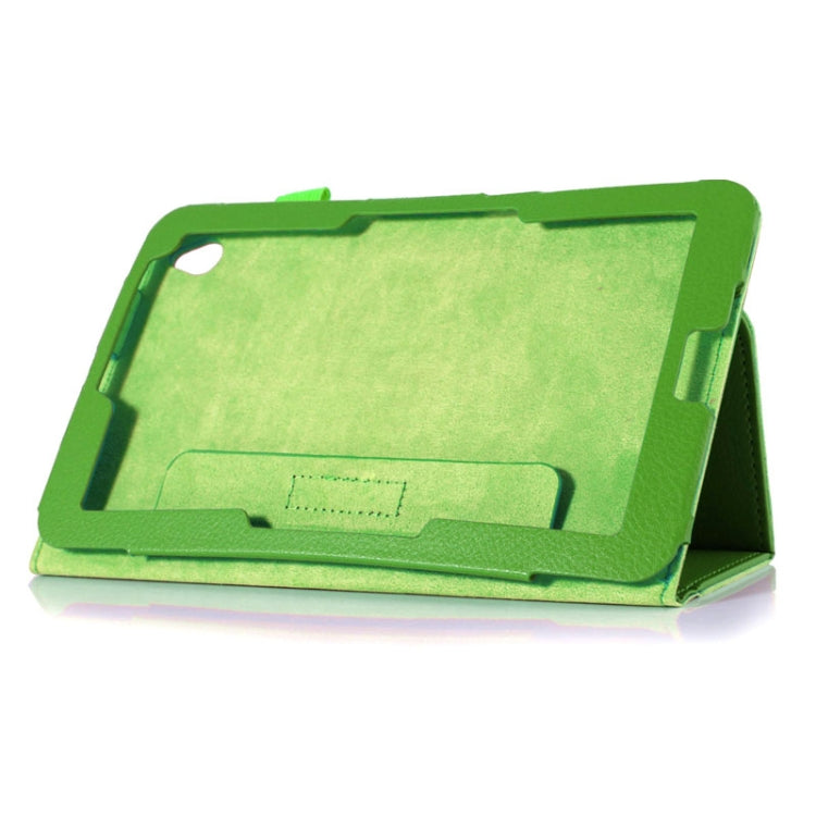 ENKAY Litchi Texture Protective Leather Case with Holder for Acer Iconia W4-820