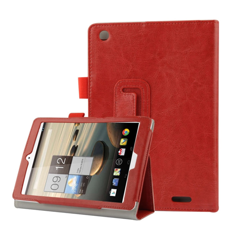 Crazy Horse Texture Protective Leather Case with Holder for Acer Iconia A1-830