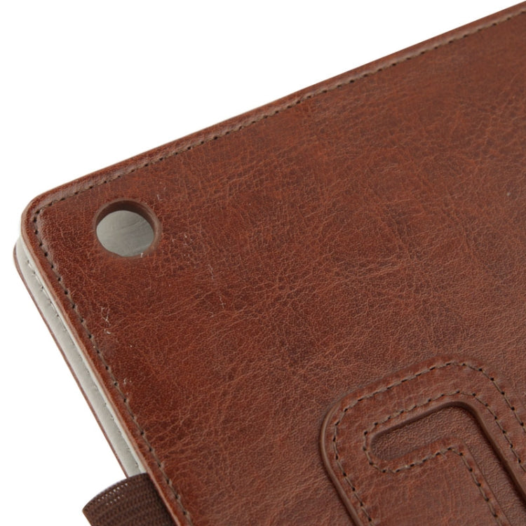 Crazy Horse Texture Protective Leather Case with Holder for Acer Iconia A1-830