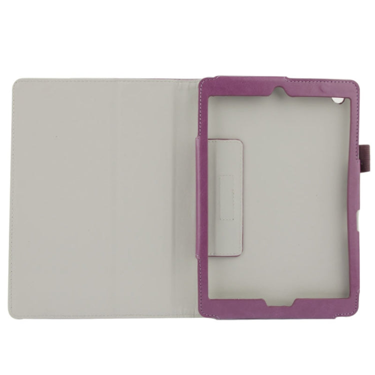 Crazy Horse Texture Protective Leather Case with Holder for Acer Iconia A1-830