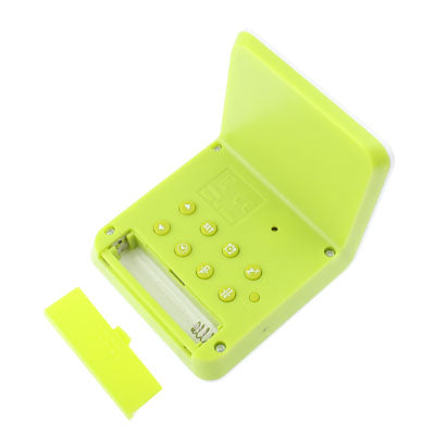 Large Screen Solar Clock with Stand / Thermometer / Calendar / Alarm