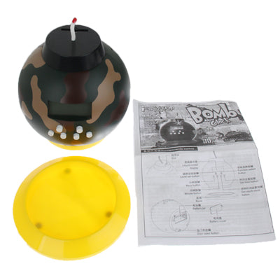 LED Bomb Alarm Clock with Bank and Game Mode