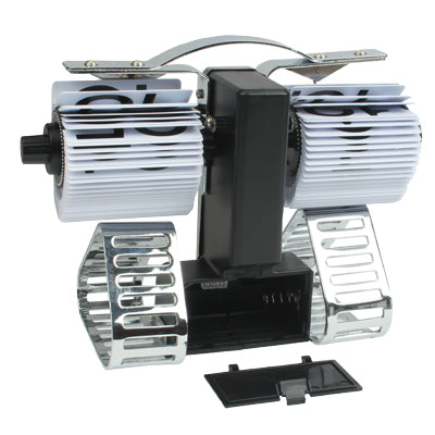 Robot Shaped Metal Digital Auto Flip Page Clock Desktop Decorative Clock - Internal Gear Operated (Size: 200x155x92mm)(Black)