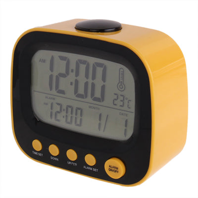 Multi-function LCD Display Alarm Clock with Calendar & Night Light & Snooze & Temperature Display Function