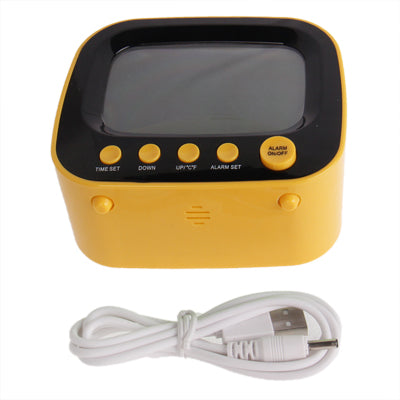 Multi-function LCD Display Alarm Clock with Calendar & Night Light & Snooze & Temperature Display Function