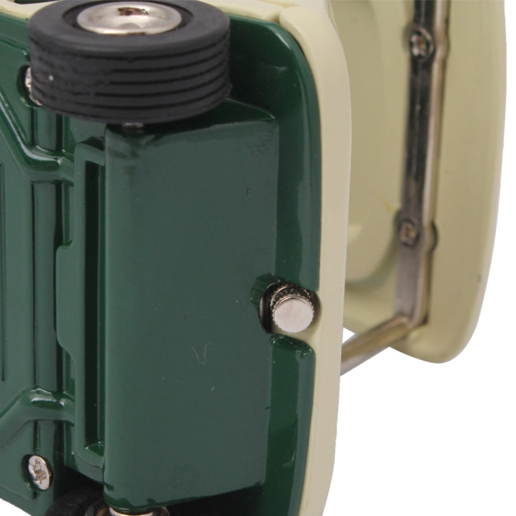 Novelty Golf Cart Themed Miniature Desktop Mini Clock(Beige)