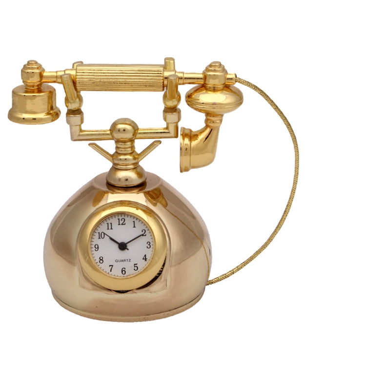 Novelty Telephone Themed Miniature Desktop Mini Clock