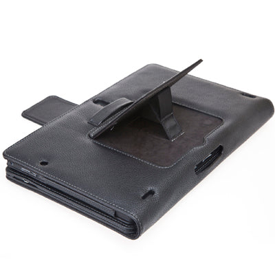 Detachable Bluetooth Keyboard Leather Tablet Case With Holder for ThinkPad Tablet 2 , Operating Distance: 10m(Black)