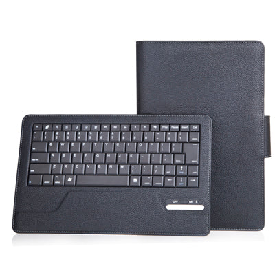 Detachable Bluetooth Keyboard Leather Tablet Case With Holder for ThinkPad Tablet 2 , Operating Distance: 10m(Black)