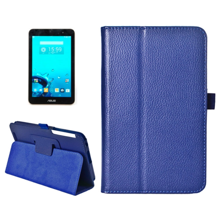 Litchi Texture Horizontal Flip Leather Case with Holder for ASUS MeMo Pad 7 ME176C