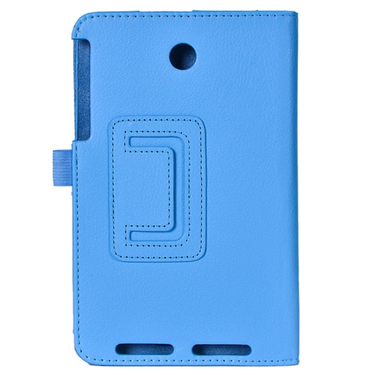 Litchi Texture Horizontal Flip Leather Case with Holder for ASUS MeMo Pad 7 ME176C