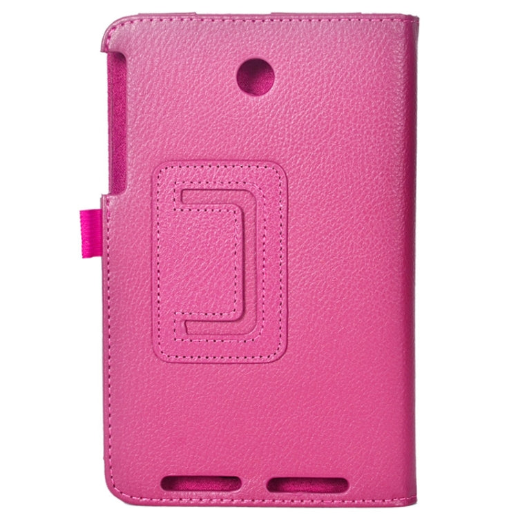 Litchi Texture Horizontal Flip Leather Case with Holder for ASUS MeMo Pad 7 ME176C