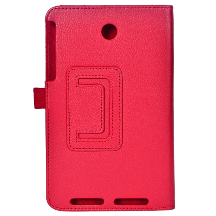 Litchi Texture Horizontal Flip Leather Case with Holder for ASUS MeMo Pad 7 ME176C