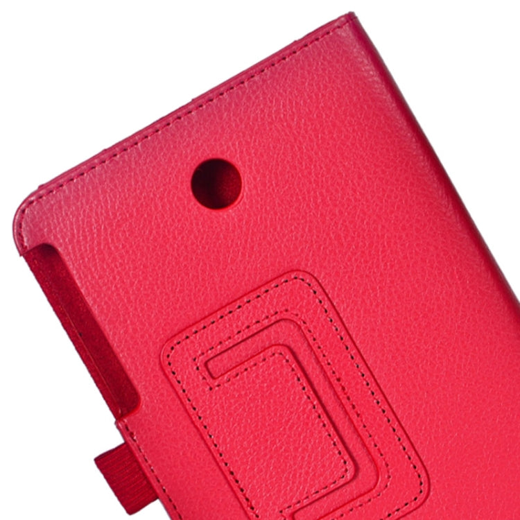 Litchi Texture Horizontal Flip Leather Case with Holder for ASUS MeMo Pad 7 ME176C