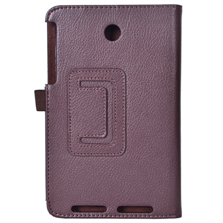Litchi Texture Horizontal Flip Leather Case with Holder for ASUS MeMo Pad 7 ME176C