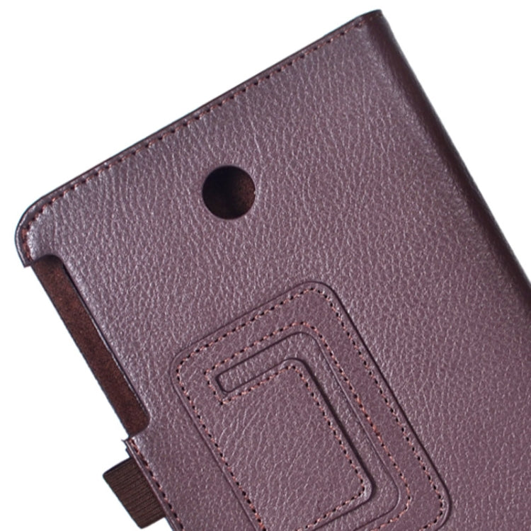 Litchi Texture Horizontal Flip Leather Case with Holder for ASUS MeMo Pad 7 ME176C