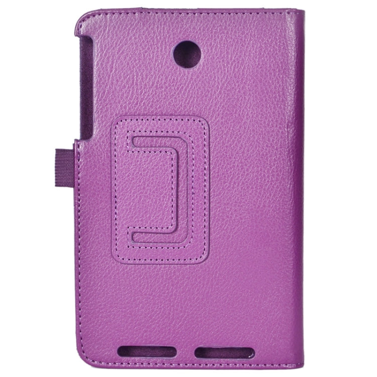 Litchi Texture Horizontal Flip Leather Case with Holder for ASUS MeMo Pad 7 ME176C