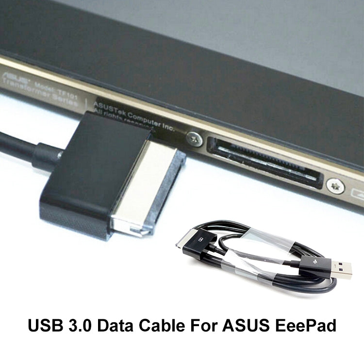USB 3.0 Data Cable for ASUS EeePad TF101 / TF201 / TF300 / TF700 , Length: 1m(Black)