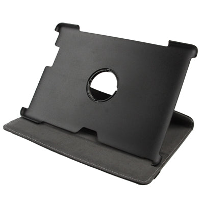 360 Degree Rotatable Leather Case with Holder for ASUS Eee Pad TF201(Black)