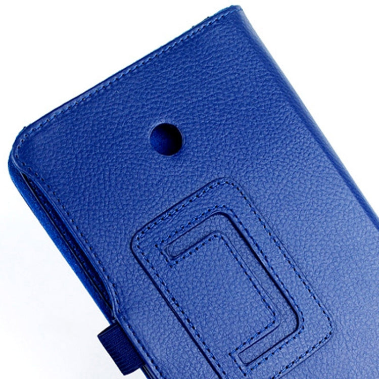 Litchi Texture Leather Case with Holder for ASUS Fonepad 7 / FE170CG