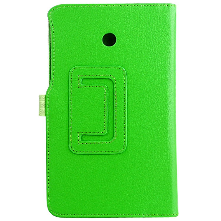 Litchi Texture Leather Case with Holder for ASUS Fonepad 7 / FE170CG