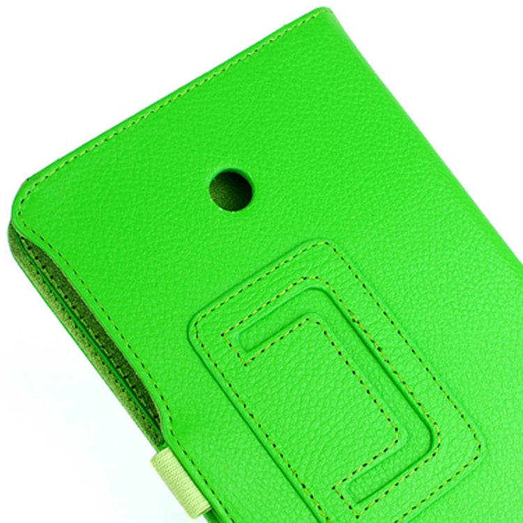 Litchi Texture Leather Case with Holder for ASUS Fonepad 7 / FE170CG