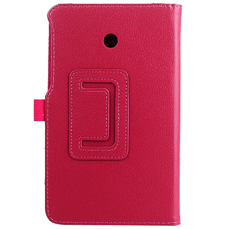 Litchi Texture Leather Case with Holder for ASUS Fonepad 7 / FE170CG