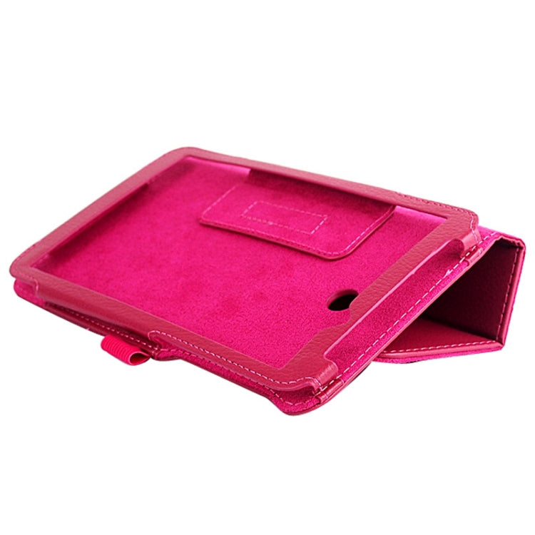 Litchi Texture Leather Case with Holder for ASUS Fonepad 7 / FE170CG