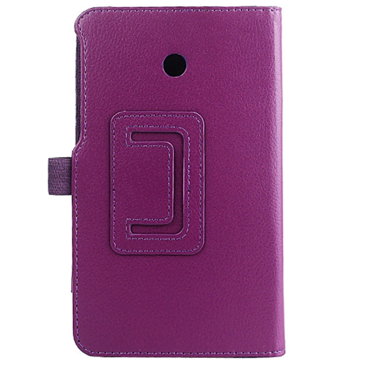 Litchi Texture Leather Case with Holder for ASUS Fonepad 7 / FE170CG