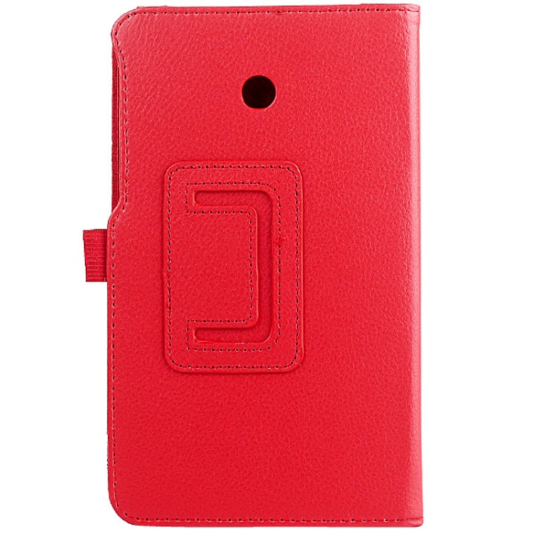 Litchi Texture Leather Case with Holder for ASUS Fonepad 7 / FE170CG
