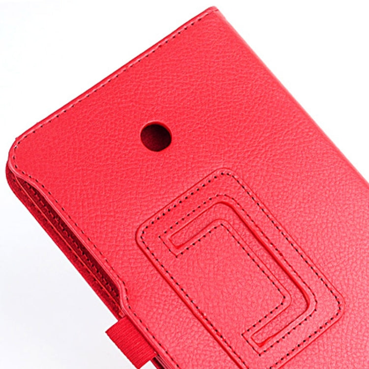 Litchi Texture Leather Case with Holder for ASUS Fonepad 7 / FE170CG